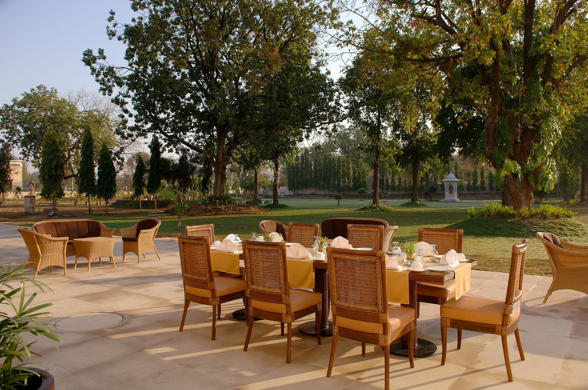 Hotel The Lalit Temple View Khajurāho Restaurace fotografie